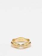 Melissa Kaye - Ada Diamond & 18kt Gold Ring - Womens - Gold Multi