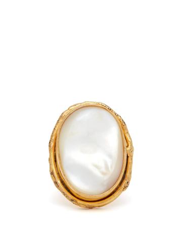 Sylvia Toledano Mother-of-pearl And Brass Ring