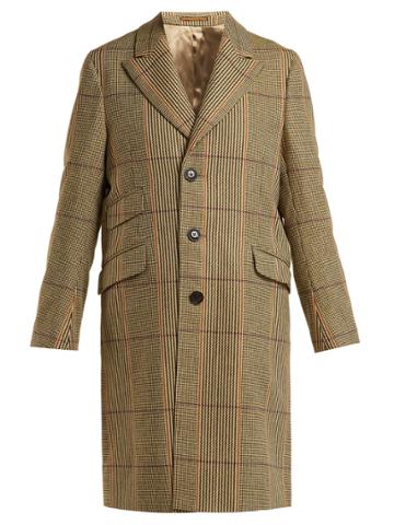 Holiday Checked Wool Coat