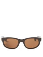 Bottega Eyewear - Square Acetate Sunglasses - Mens - Brown