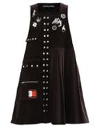 Chopova Lowena - Morson Cotton-corduroy Pinafore Dress - Womens - Brown