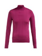 Matchesfashion.com Givenchy - High Neck Stretch Knit Top - Womens - Pink