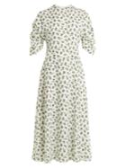 Emilia Wickstead Carmen Rose-print Crepe Midi Dress