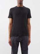 Isabel Marant - Leon Linen-jersey T-shirt - Mens - Black