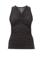 Matchesfashion.com Adidas By Stella Mccartney - Comfort Racerback Tank Top - Womens - Black Grey