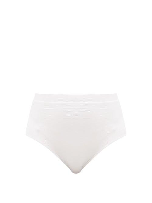 Cossie + Co - The Lucinda High-rise Bikini Briefs - Womens - White