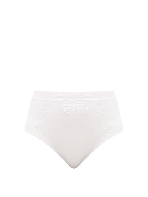 Cossie + Co - The Lucinda High-rise Bikini Briefs - Womens - White