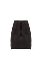 Matchesfashion.com Isabel Marant - Hera Panelled Cotton Canvas Mini Skirt - Womens - Black