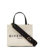Givenchy - G-tote Logo-print Canvas Tote Bag - Womens - White Black