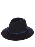 Blue Blue Japan Twisted-band Wool-felt Pastoral Hat
