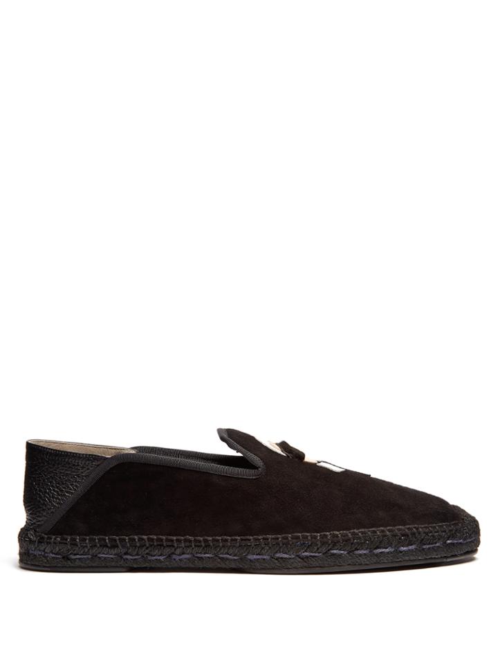 Fendi Karlito Suede Espadrilles