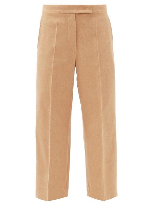 Matchesfashion.com Max Mara - Oceania Trousers - Womens - Camel