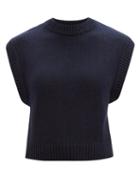 Lisa Yang - Rory Cashmere Sleeveless Sweater - Womens - Navy