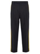 Gucci Wool Striped-panel Trousers
