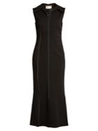 Christopher Kane Point-collar Contrast-stitch Cady Dress