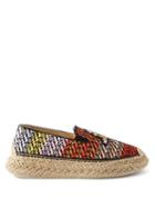 Christian Louboutin - Espananou Suede Espadrilles - Womens - Multi