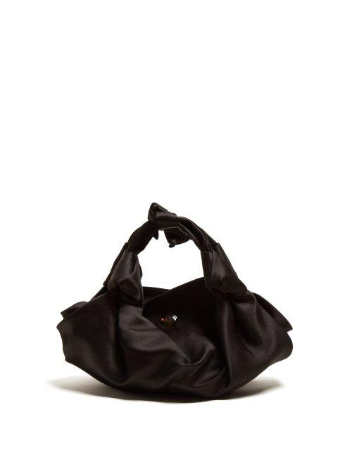 Matchesfashion.com The Row - The Ascot Silk Clutch - Womens - Black