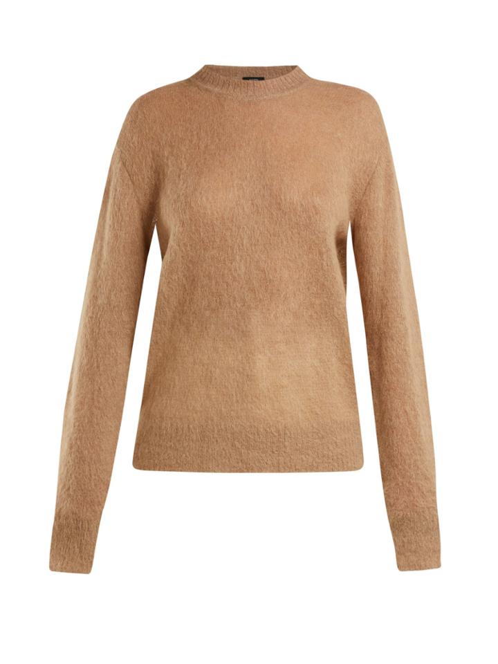 Joseph Brushed Mohair-blend Crew-neck Sweater