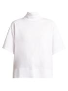 Matchesfashion.com Acne Studios - Roll Neck Cotton Jersey Top - Womens - White