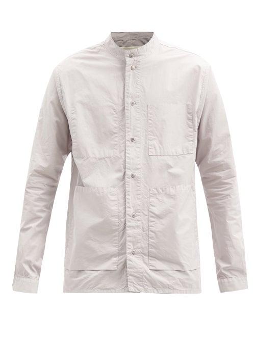 Matchesfashion.com Toogood - The Locksmith Cotton-poplin Shirt - Mens - Grey