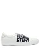 Matchesfashion.com Givenchy - Urban Street Logo Jacquard Leather Trainers - Mens - White Black