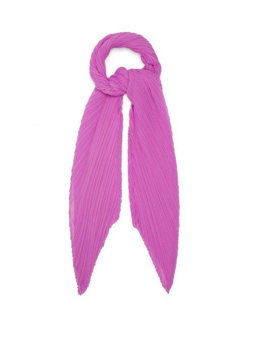 Matchesfashion.com Pleats Please Issey Miyake - Madame T Scarf - Womens - Pink