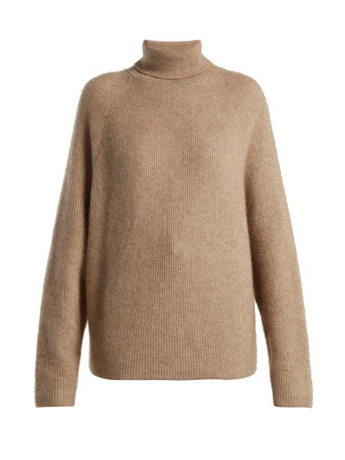 Matchesfashion.com Gabriela Hearst - Gurley Cashmere And Silk Blend Sweater - Womens - Beige