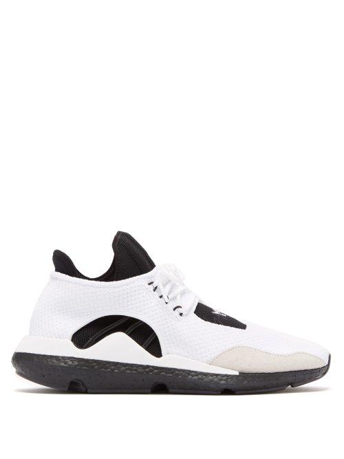 Matchesfashion.com Y-3 - Saikou Prime Knit Boost Trainers - Mens - White Multi
