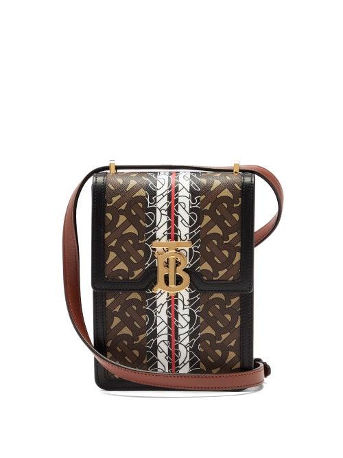 Matchesfashion.com Burberry - Valencia Tb-monogram Cross-body Bag - Womens - Brown Multi