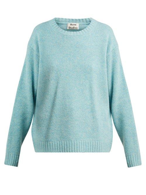 Matchesfashion.com Acne Studios - Samara Wool Sweater - Womens - Light Blue
