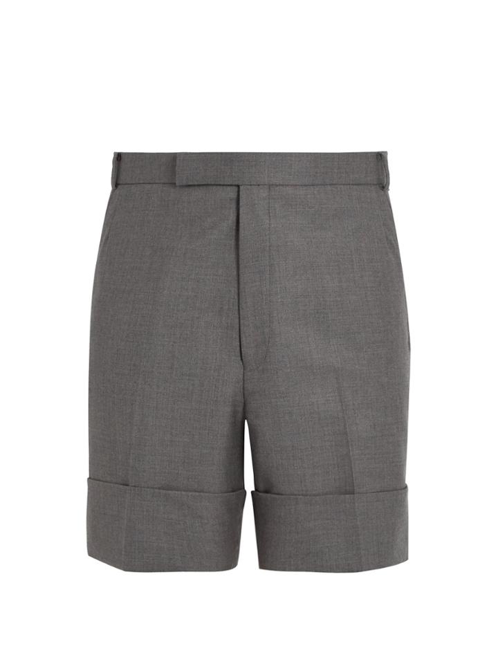 Thom Browne Straight-leg Wool Shorts