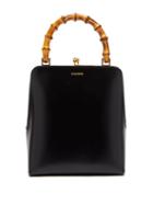 Ladies Bags Jil Sander - Goji Bamboo-handle Leather Handbag - Womens - Black