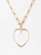 Pascale Monvoisin - Gabin No.2 Sapphire, Crystal & 9kt Gold Necklace - Womens - Gold Multi