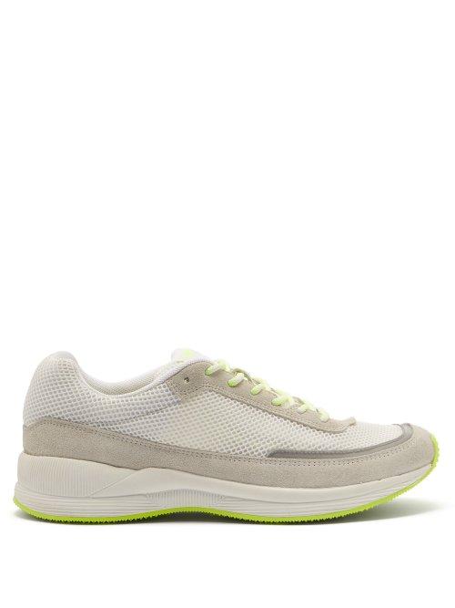 Matchesfashion.com A.p.c. - Teenage Mary Low Top Mesh Trainers - Mens - White