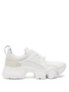 Matchesfashion.com Givenchy - Jaw Panelled Leather Trainers - Mens - White