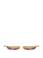 Matchesfashion.com Ana Khouri - Norah 18kt Gold & Sapphire Earrings - Womens - Multi
