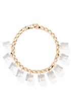 Jacquemus - Gourmette Glaons Ice-cube Chain Necklace - Womens - Clear