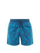 Matchesfashion.com Vilebrequin - Moorea Starfish-print Swim Shorts - Mens - Blue Multi
