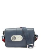 Mens Bags Christian Louboutin - Santiago Grained-leather Cross-body Bag - Mens - Navy