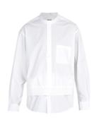Matchesfashion.com Wooyoungmi - Layered Cotton Poplin Shirt - Mens - White