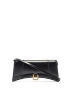 Matchesfashion.com Balenciaga - Hourglass Sling Leather Shoulder Bag - Womens - Black