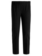 Matchesfashion.com Brunello Cucinelli - Slim Fit Lightweight Wool Blend Trousers - Womens - Dark Grey