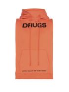 Matchesfashion.com Raf Simons - Backless Cotton Hooded Sweatshirt - Mens - Orange