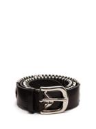 Matchesfashion.com Isabel Marant - Tehora Embellished Leather Belt - Mens - Black