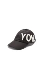 Matchesfashion.com Y-3 - Logo Appliqu Cotton Blend Baseball Cap - Mens - Black