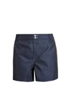 Matchesfashion.com Hamilton And Hare - Cotton Boxer Shorts - Mens - Blue