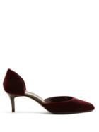 Lanvin Point-toe Velvet Pumps