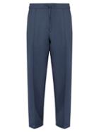 Matchesfashion.com Dunhill - Relaxed Wool Trousers - Mens - Navy
