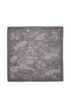 Saint Laurent - Bandana-print Wool Pocket Square - Mens - Black