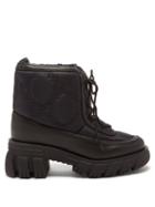 Gucci - Gg-embroidered Shell Ankle Boots - Womens - Black